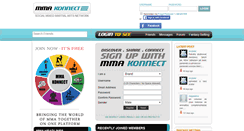 Desktop Screenshot of mmakonnect.com