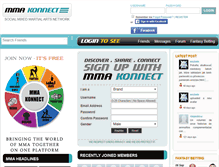 Tablet Screenshot of mmakonnect.com